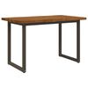 vidaXL Dining table med live edge 120 x 70 x 75 cm Massivt Akacietr&aelig;