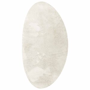 vidaXL T&aelig;ppe HUARTE Cremefarvet 80 x 150 cm Polyester
