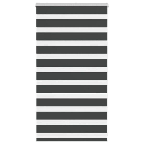 vidaXL zebragardin sort 80x100 cm stofbredde 75,9 cm polyester