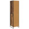 vidaXL Warderobe 2 pcs Gammelt tr&aelig; 50 x 50 x 200 cm Konstrueret tr&aelig;