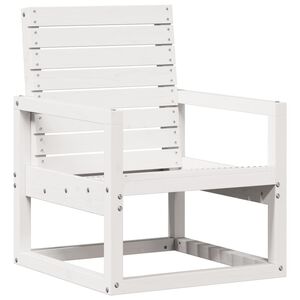 vidaXL havestol 57,5x63x76 cm massivt fyrretr&aelig; hvid