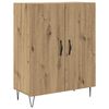 vidaXL Highboard Artisan Egetr&aelig; 69,5 x 34 x 180 cm Konstrueret tr&aelig;