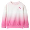 Sweatshirt til b&oslash;rn lys str. 128 lyser&oslash;d