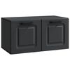 vidaXL V&aelig;gh&aelig;ngt TV-skab Sort 59,5 x 31 x 30 cm Konstrueret tr&aelig;