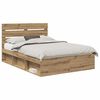 vidaXL Sengestel Artisan eg 140 x 200 cm Massiv fyrretr&aelig;