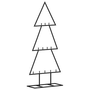 vidaXL dekorativt juletr&aelig; 60 cm metal sort