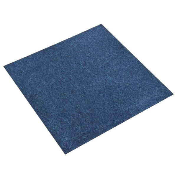 vidaXL T&aelig;ppe 20 pcs M&oslash;rk bl&aring; 50 x 50 cm 100% Polypropylen