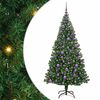 vidaXL Kunstigt juletr&aelig; med stativ Gr&oslash;n 180 cm PVC og St&aring;l og Plastik