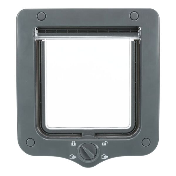 TRIXIE 4-vejs kattelem med 2 tunneller grå