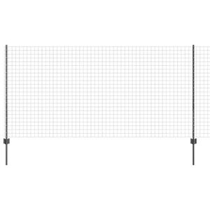 vidaXL Hegn med post Gr&aring;