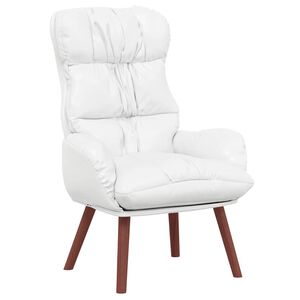 vidaXL l&aelig;nestol Hvid 69 x 74 x 93 cm Kunstl&aelig;der