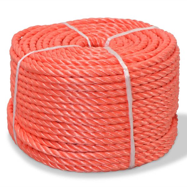vidaXL snoet reb i polypropylen 10 mm 250 m orange