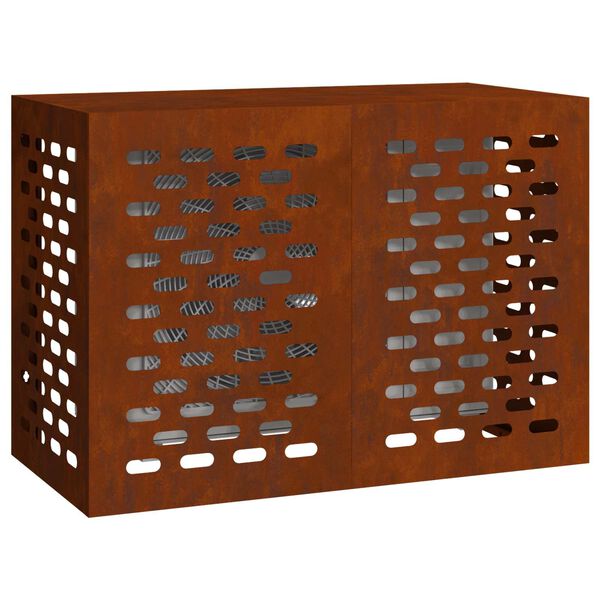 vidaXL Air Conditioner Cover Rusten 100 x 50 x 70 cm Cortenst&aring;l