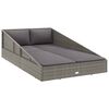 vidaXL solseng 110x200 cm polyrattan gr&aring;