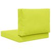 vidaXL Udend&oslash;rs Sofa Pude 2 pcs Gr&oslash;n Polyester