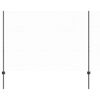 vidaXL Sekskantet hegn med stolpe 50 x 1,5 m PVC-belagt st&aring;l Gr&aring; Mesh