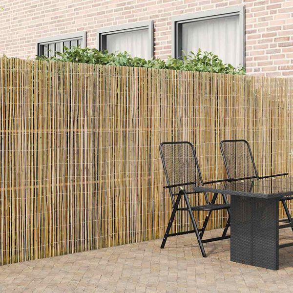 vidaXL Bambushegn Naturfarvet 500 x 180 cm Bambus