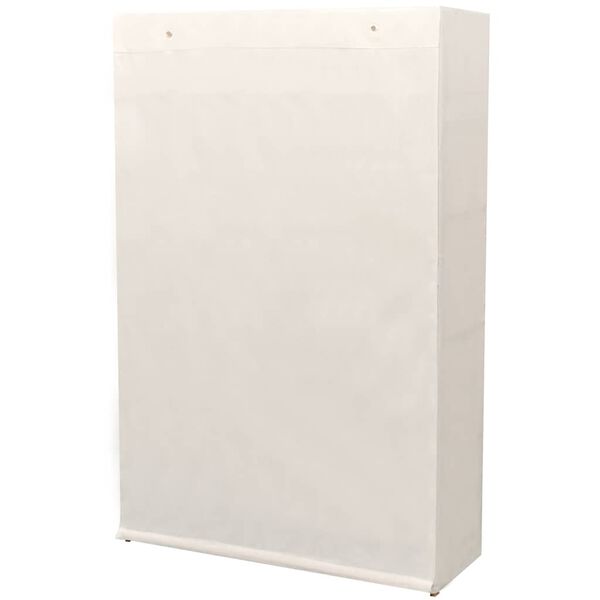 vidaXL garderobe stof og fyrretr&aelig; 110 x 40 x 170 cm