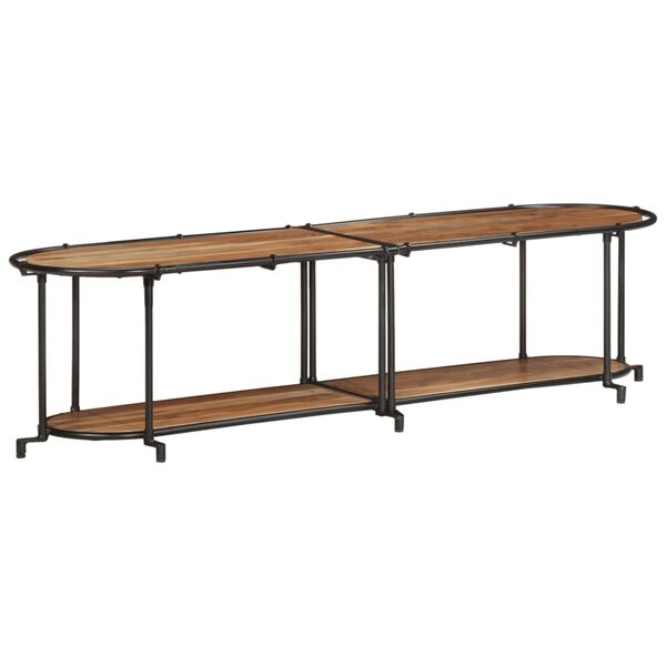 vidaXL tv-bord 160x42x40 cm massivt akacietræ