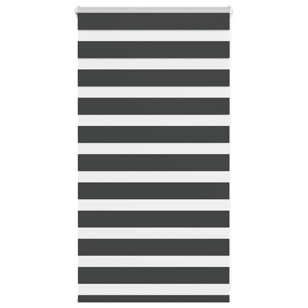 vidaXL zebragardin sort 75x100 cm stofbredde 70,9 cm polyester