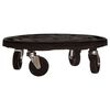 vidaXL plantevogn med hjul 40 cm i diameter 275 kg sort