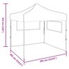 vidaXL Party Tent Antracit 291 x 291 x 315 cm Oxford stof