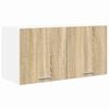 vidaXL H&aelig;ngeskab Sonoma eg 80 x 31 x 40 cm Konstrueret tr&aelig;