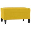 vidaXL fodskammel 70x55x41 cm velour gul