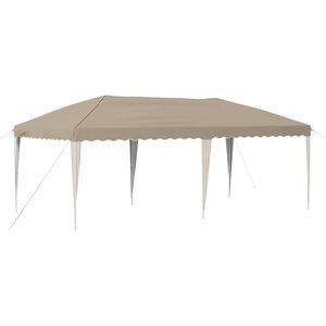 vidaXL Pop-up Festtelt 575 x 290 x 245 cm Cremefarvet
