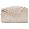 vidaXL Kastet&aelig;pper 6 pcs Beige 240 x 270 cm Fleece