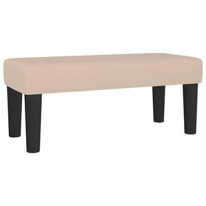 vidaXL b&aelig;nk 70x30x30 cm kunstl&aelig;der cappuccinofarvet