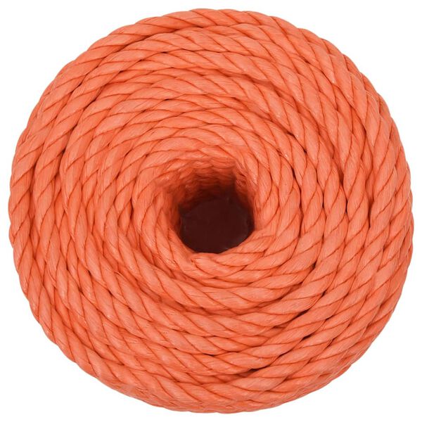 vidaXL arbejdsreb 16 mm 25 m polypropylen orange