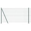 vidaXL Hegnsp&aelig;l Gr&oslash;n 25 x 1,2 m (12 x 12 mm net) St&aring;l og PVC