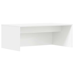 vidaXL V&aelig;gh&aelig;ngt skrivebord Hvid Konstrueret tr&aelig; 80 x 45 x 30 cm