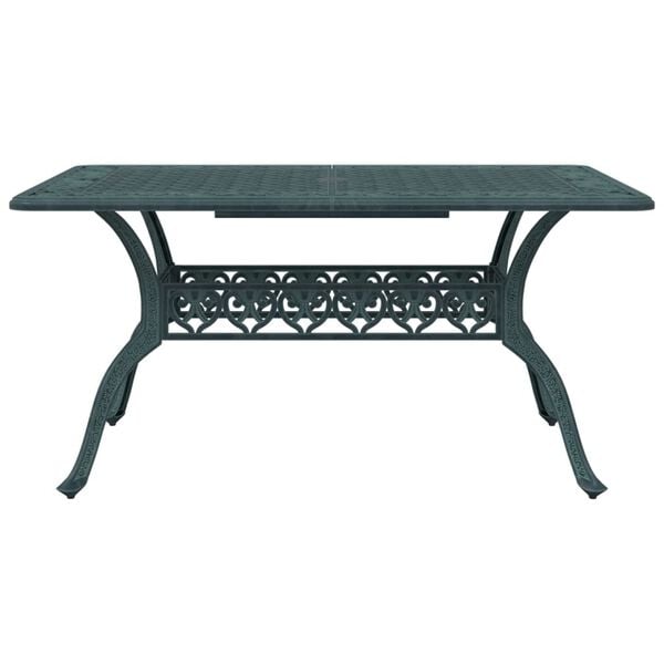 vidaXL spisebordss&aelig;t til haven 5 dele aluminium gr&oslash;n