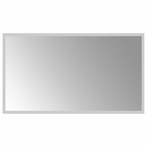 vidaXL LED badev&aelig;relsesspejl Transparent 70 x 40 cm h&aelig;rdet glas