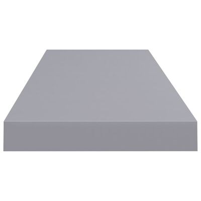 vidaXL væghylder 4 stk. 80x23,5x3,8 cm MDF grå