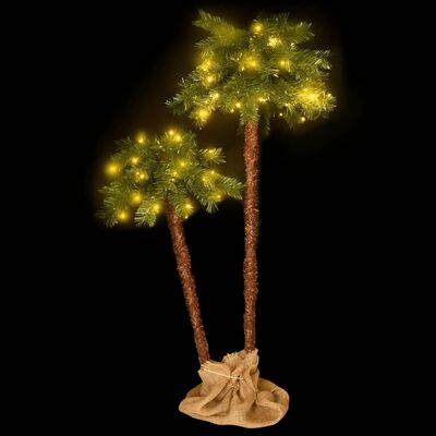 vidaXL juletræ med LED-lys 125 cm og 210 cm