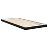 vidaXL Gulv seng ramme Sort eg 75 x 190 cm Konstrueret tr&aelig;