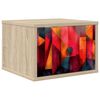 vidaXL V&aelig;gmonteret natbord HEESCH Sonoma-eg 36 x 33 x 25 cm
