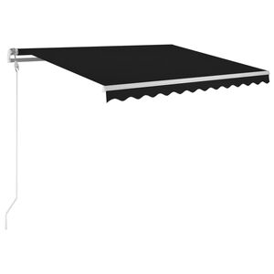 vidaXL markise 300x250 cm automatisk betjening antracitgr&aring;