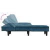 vidaXL L-formet sovesofa 255x140x70 cm velour m&oslash;rkegr&oslash;n