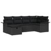 vidaXL Havesofa S&aelig;t 6 stk. Poly rattan