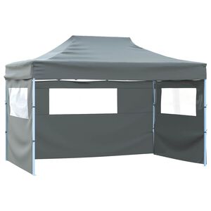 vidaXL Party Tent Antracit 280 x 410 x 315 cm Oxford stof