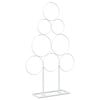 vidaXL Metal juletr&aelig; KUOPIO 60 cm St&aring;l Hvid