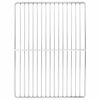 vidaXL Grillrist 40 x 30 cm Rustfrit st&aring;l S&oslash;lv