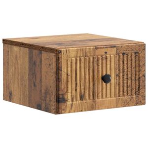 vidaXL V&aelig;gh&aelig;ngt Natbord Gammelt tr&aelig; 33 x 34,5 x 20 cm Konstrueret tr&aelig;