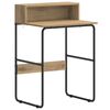 vidaXL Skrivebord med opbevaring Artisan-eg 60 x 50 x 91 cm