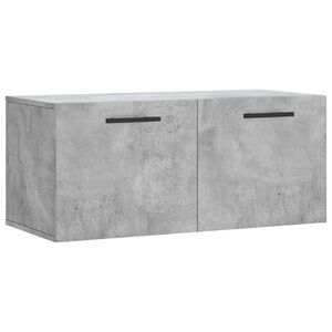 vidaXL v&aelig;gskab 80x36,5x35 cm konstrueret tr&aelig; betongr&aring;