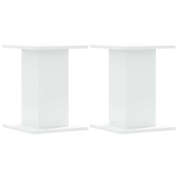 vidaXL h&oslash;jtalerstativer 2 stk. 30x30x40 cm konstrueret tr&aelig; hvid